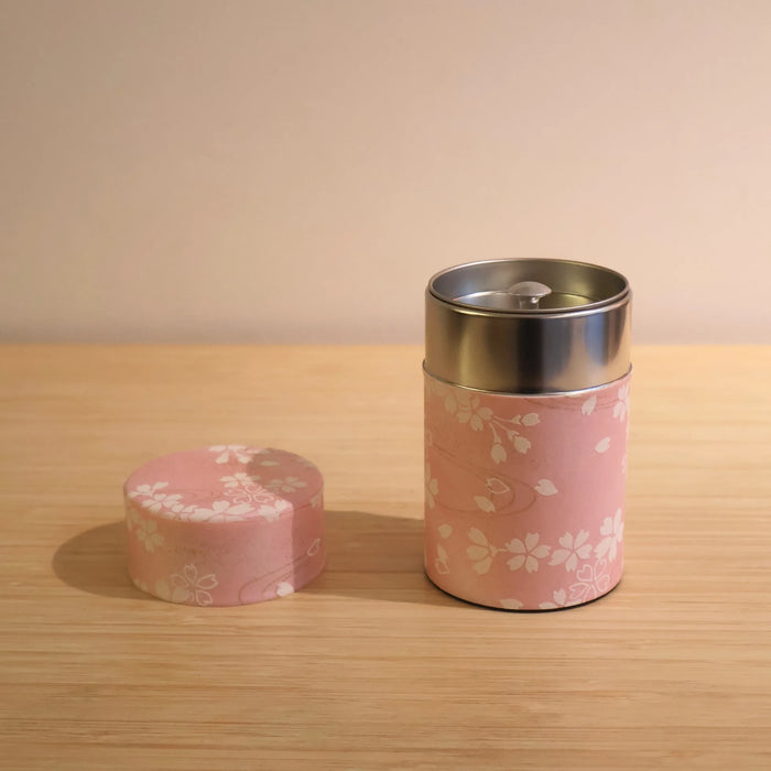 Tea caddy - Sakura blossom - Pink