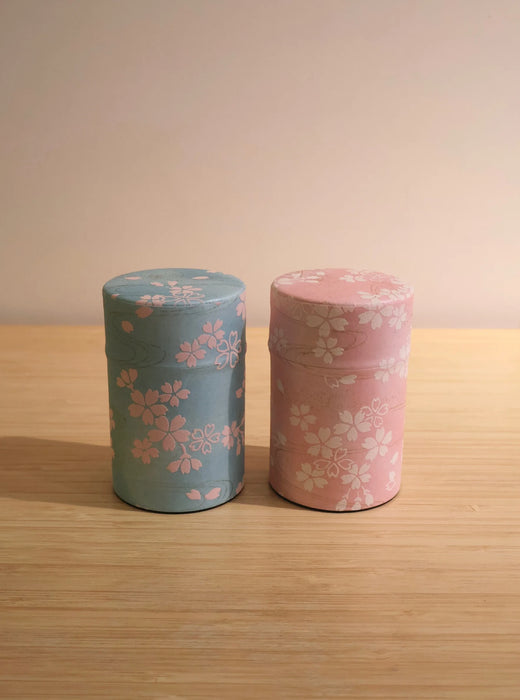 Tea caddy - Sakura blossom - Pink